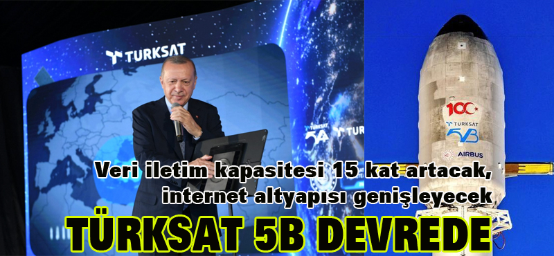 Türksat 5B devrede
