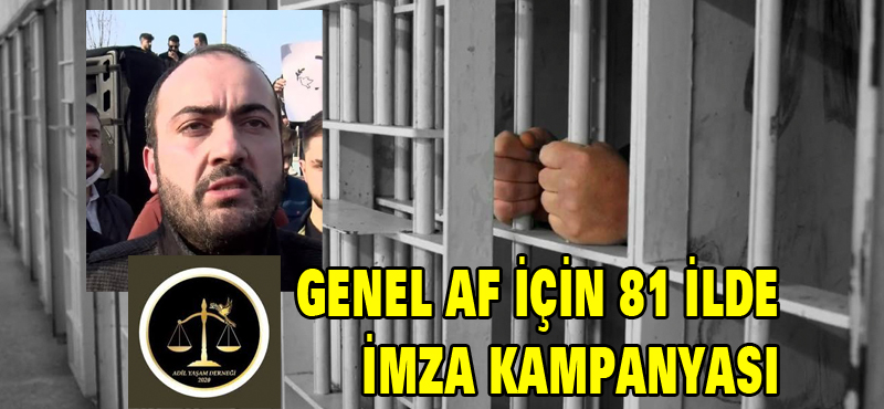 Genel af için 81 ilde imza kampanyası