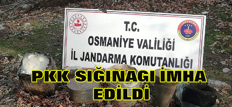 PKK sığınağı imha edildi