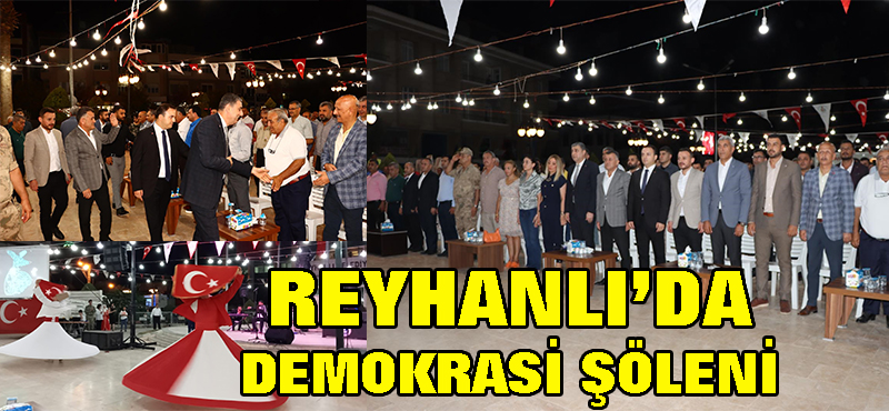 Reyhanlı’da Demokrasi şöleni