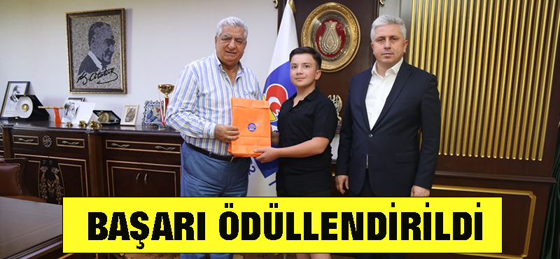 Başarı ödüllendirildi
