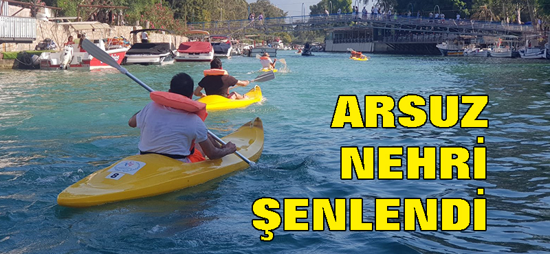 Arsuz nehri şenlendi