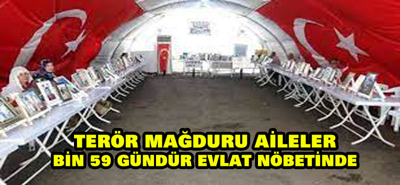 Terör mağduru aileler Diyarbakır’da bin 59 gündür evlat nöbetinde