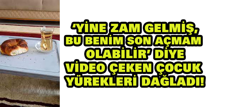“Yine zam gelmiş, bu benim son açmam olabilir” diye video çeken çocuk, izleyenleri duygulandırdı!