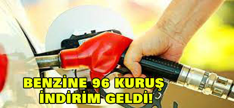 Araç sahiplerini sevindirecek gelişme! Benzine 96 kuruş indirim geldi!