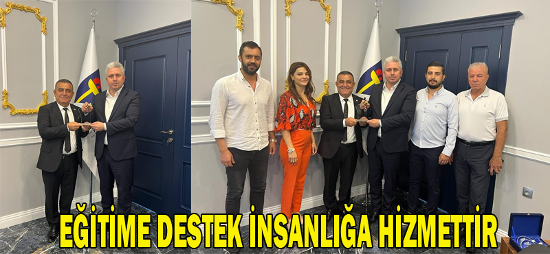 Eğitime destek insanlığa hizmettir