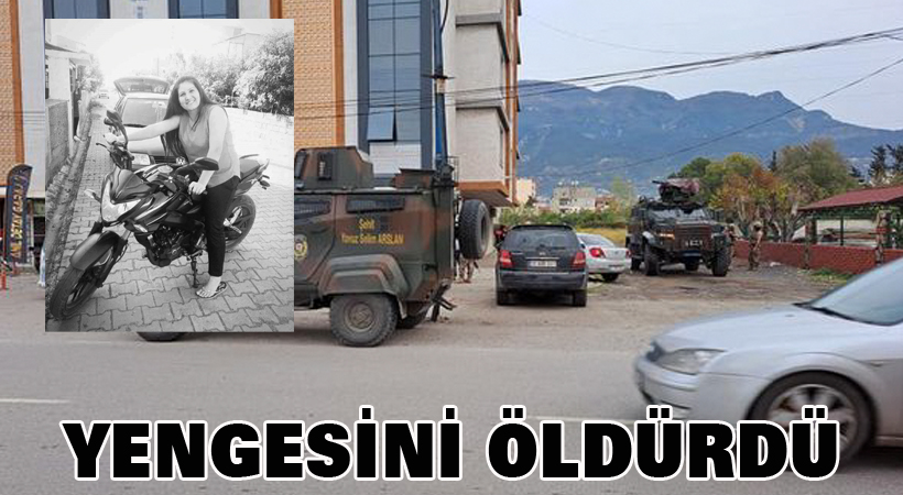 Yengesini öldürdü,iki kişiyi rehin aldı
