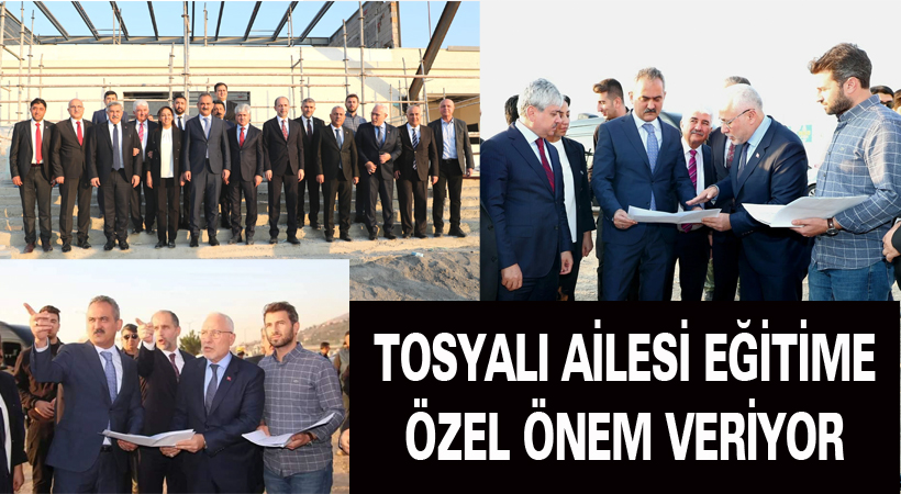 Tosyalı ailesi eğitime özel önem veriyor