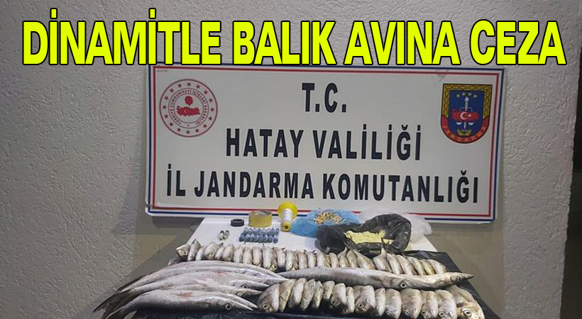 Dinamitle balık avına 44.580 TL ceza