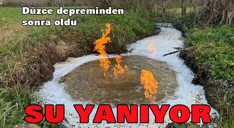 Su yanıyor