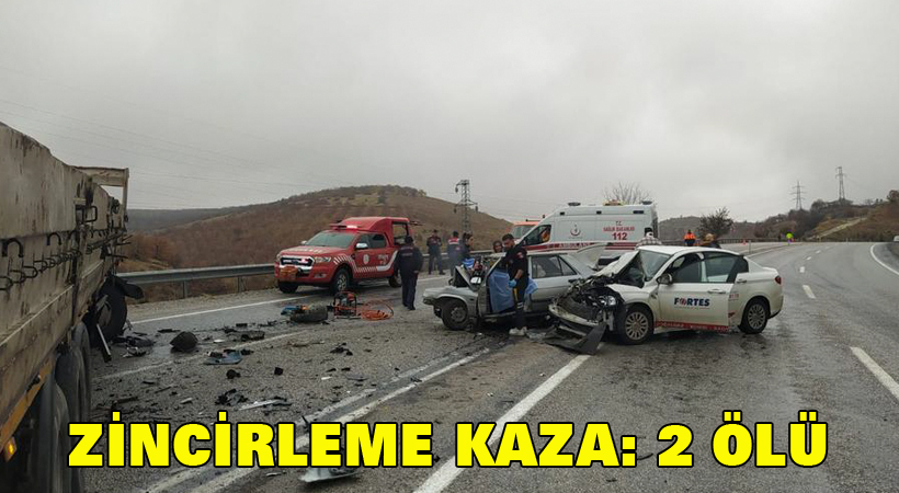 Zincirleme kaza: 2 ölü