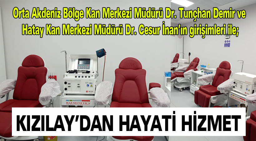Kızılay’dan ‘Hayati’ hizmet