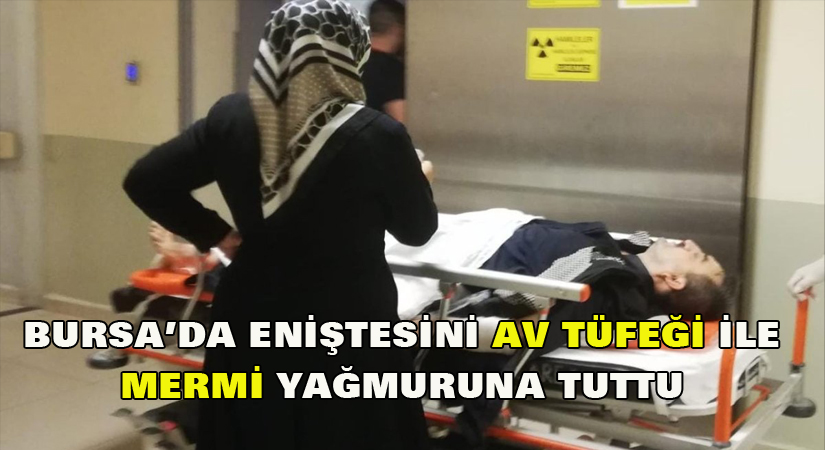Eniştesine mermi yağdırdı