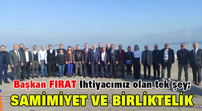 ihtiyacımız olan tek şey SAMAMİYET ve BİRLİKTELİK