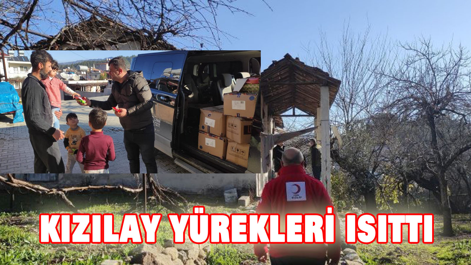 Kızılay yürekleri ısıttı