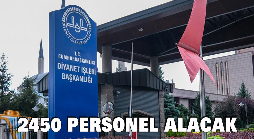 Diyanet 2450 personel alacak
