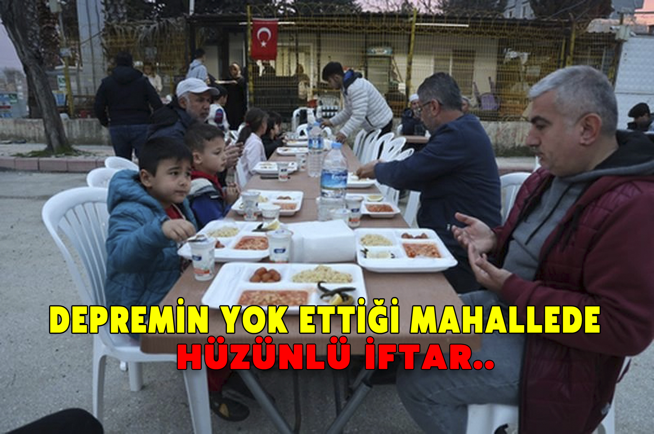 Hüzünlü iftar