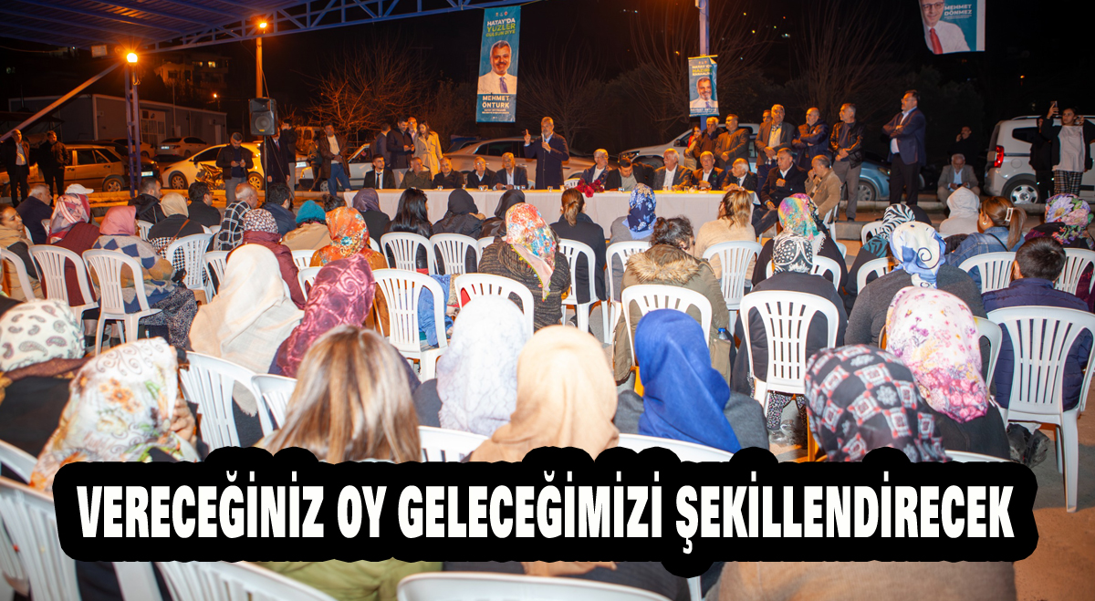 Vereceğiniz oy geleceğimizi şekillendirecek