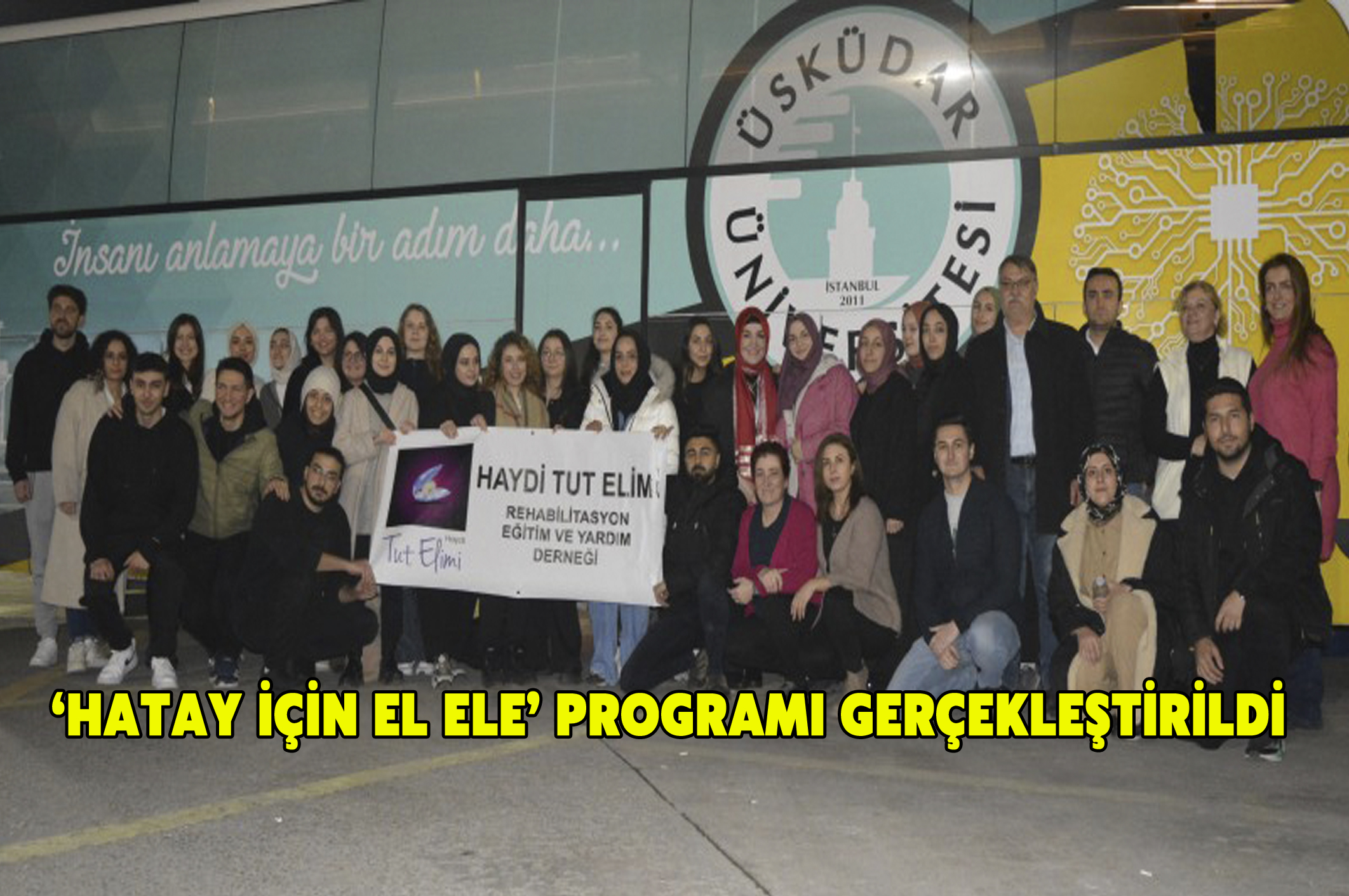 Hatay için el ele programı gerçekleştirildi