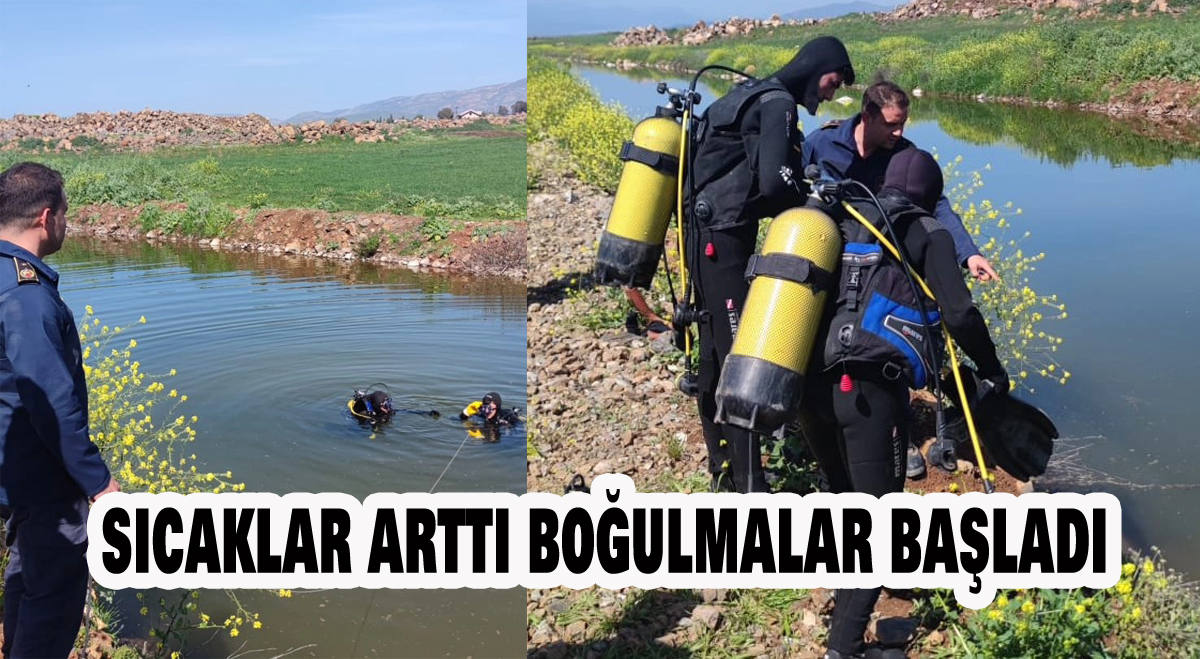 Sıcaklar arttı boğulmalar başladı