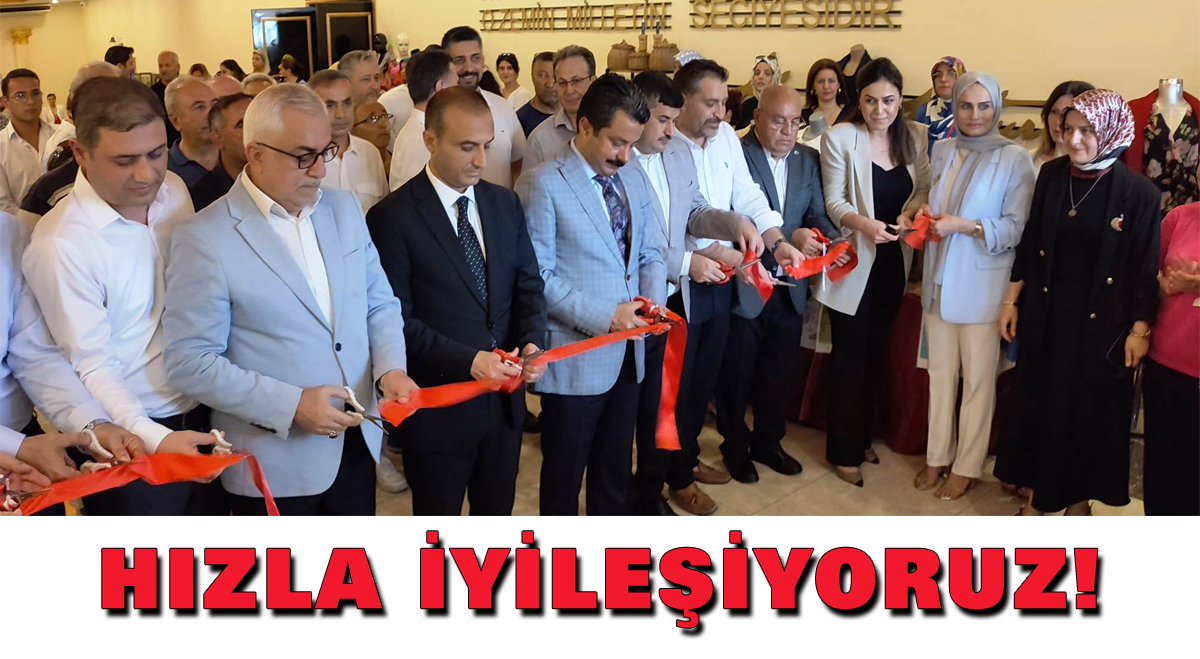Hızla iyileşiyoruz!