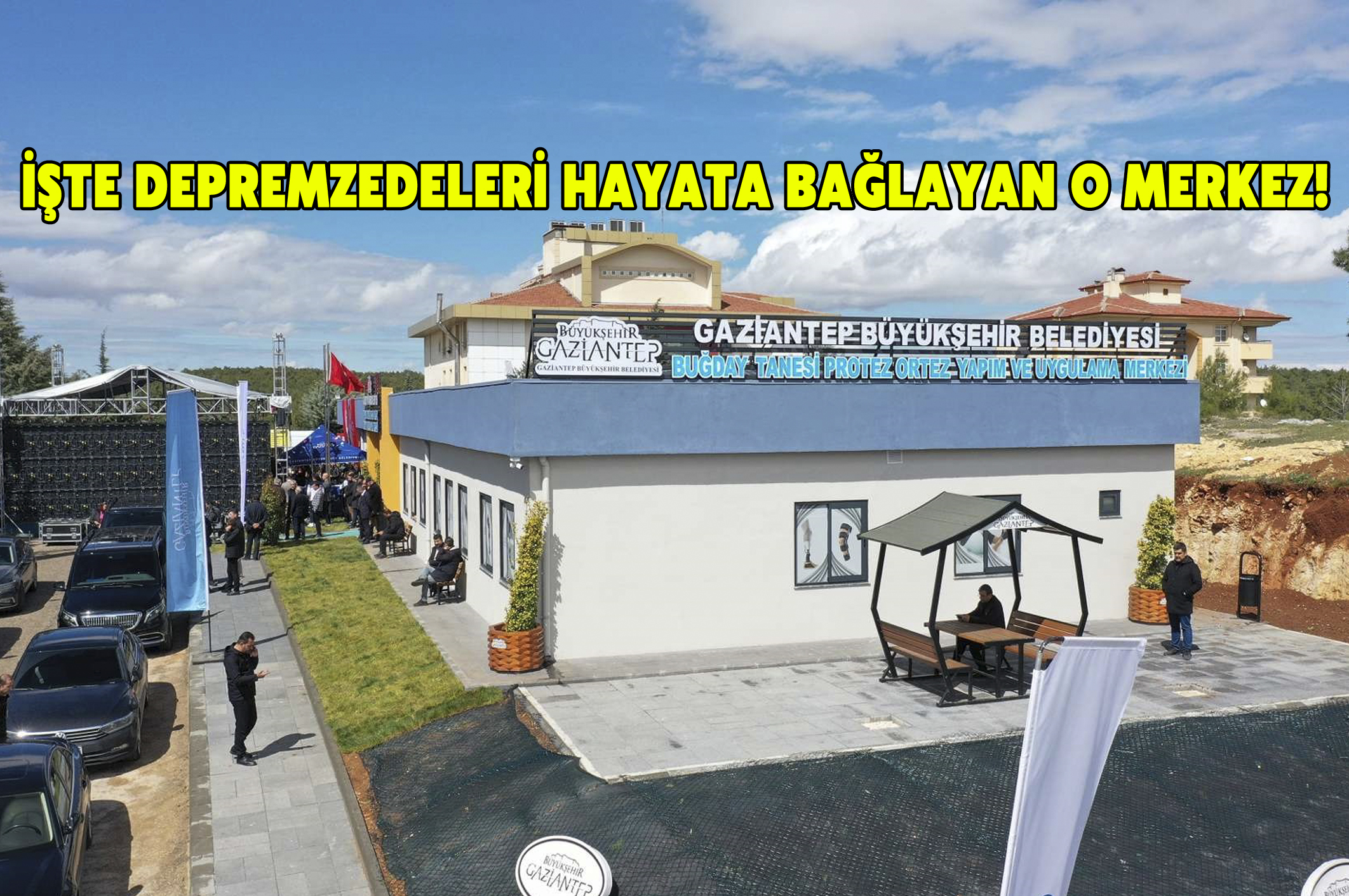 İşte depremzedeleri hayata bağlayan o merkez!