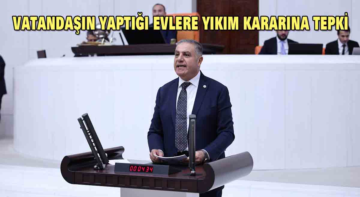 Vatandaşın yaptığı evlere yıkım kararına tepki