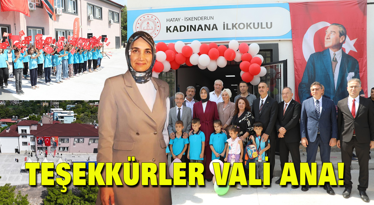 Teşekkürler Vali Ana