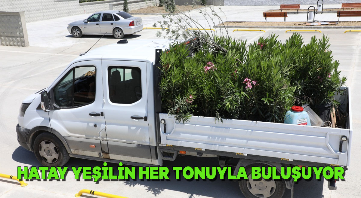 HATAY YEŞİLİN HER TONUYLA BULUŞUYOR