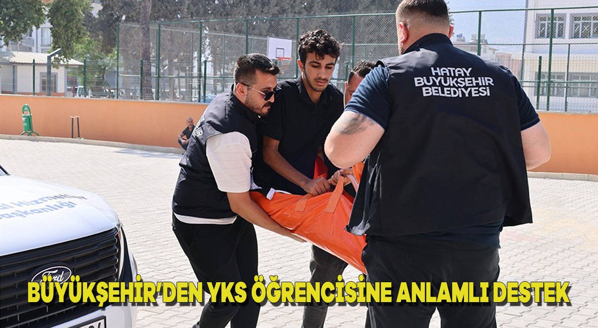 BÜYÜKŞEHİR’DEN YKS ÖĞRENCİSİNE ANLAMLI DESTEK