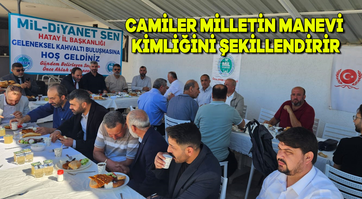 Camiler, milletin manevi kimliğini şekillendirir