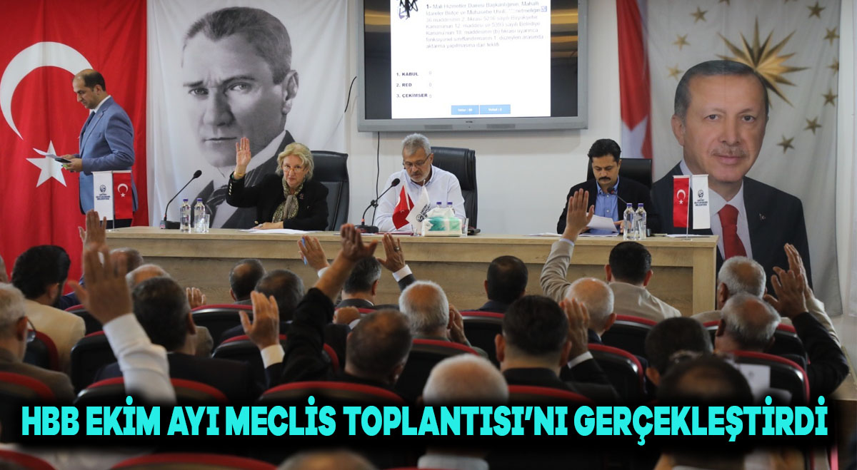 HBB, EKİM AYI MECLİS TOPLANTISI’NI GERÇEKLEŞTİRDİ