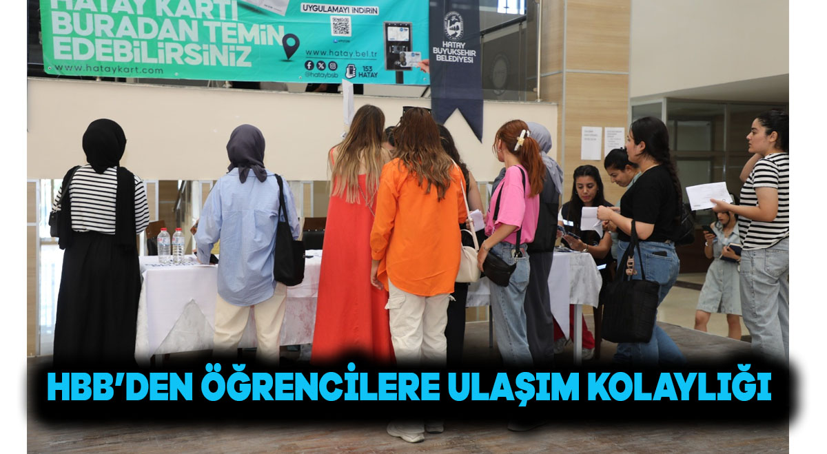 HBB’DEN ÖĞRENCİLERE ULAŞIM KOLAYLIĞI