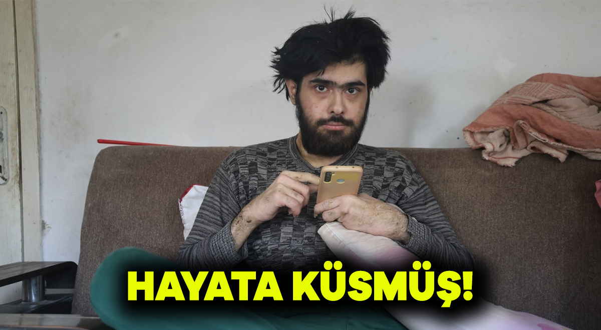Hayata küsmüş!