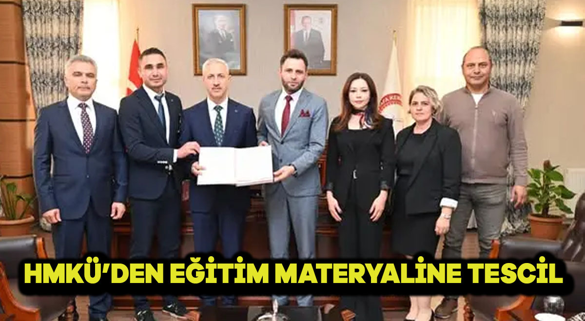 HMKÜ’den eğitim materyaline tescil