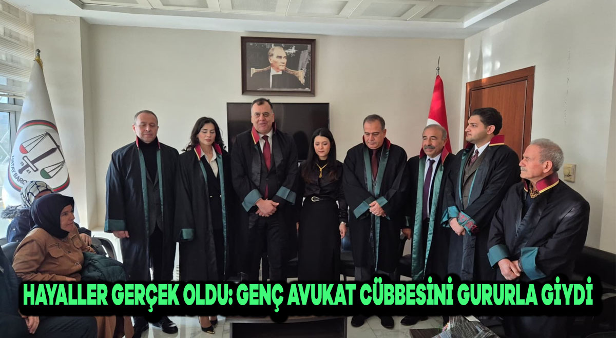 Hayaller Gerçek Oldu: Genç Avukat Cübbesini Gururla Giydi