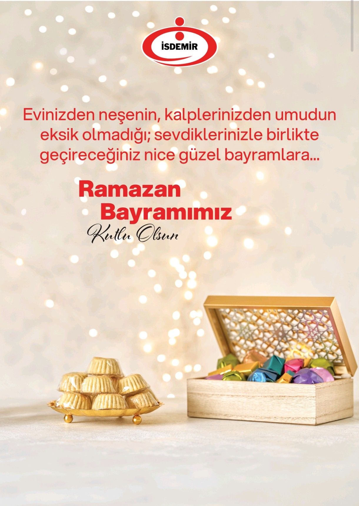 İSDEMİR Ramazan Bayramı mesajı