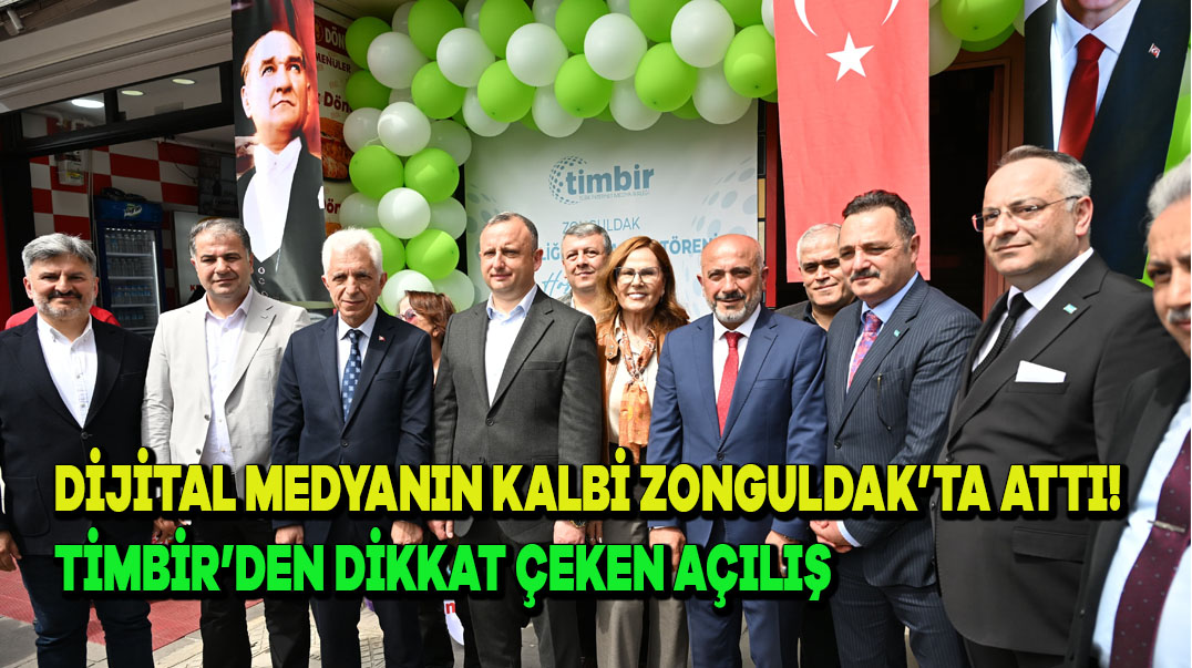 Dijital medyanın kalbi Zonguldak’ta attı! TİMBİR’den dikkat çeken açılış