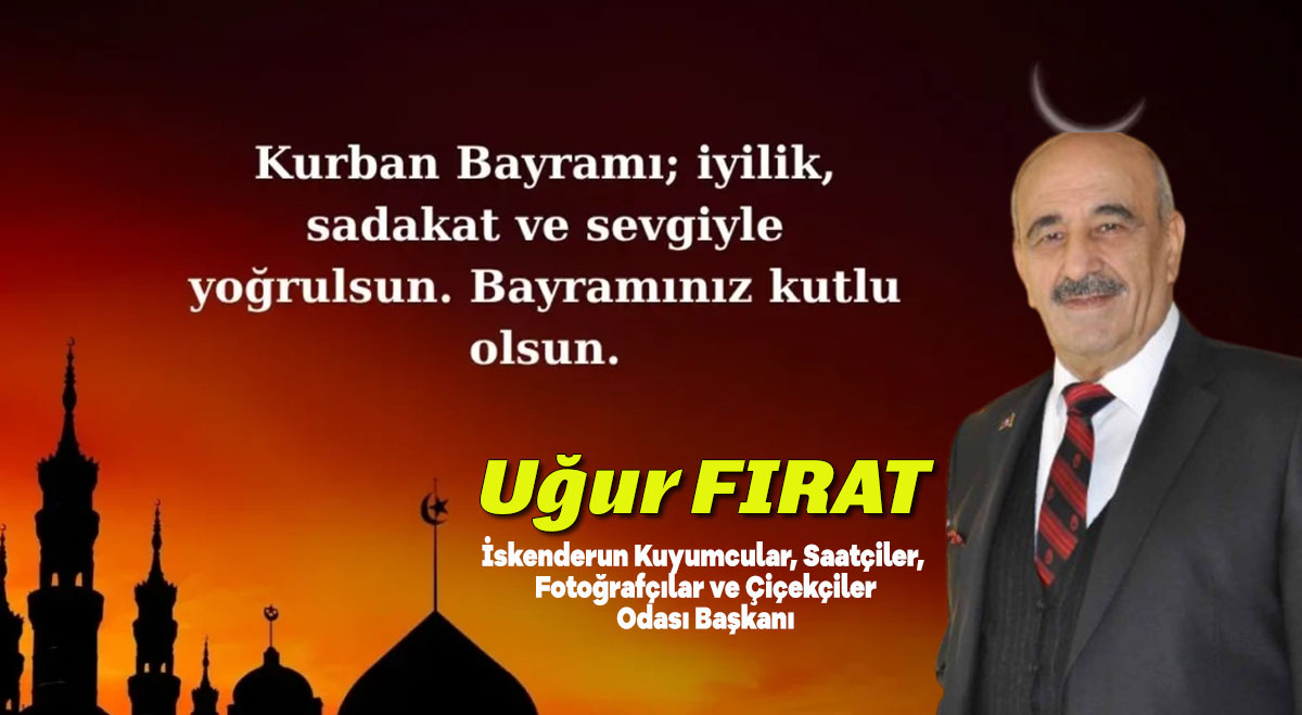 Uğur Fırat Kurban Bayramı kutlama ilanı