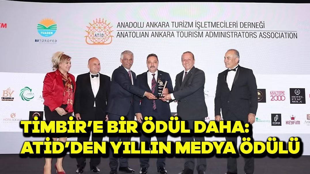 TİMBİR’e Bir Ödül Daha: ATİD’den Yılın Medya Ödülü